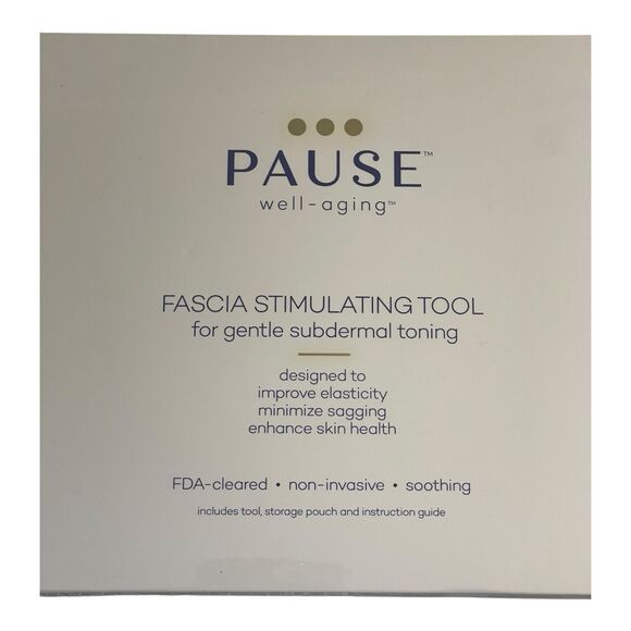 Pause Well Aging Fascia Stimulating Tool Facial Toning Gua Sha FDA Compliant - Picture 3 of 5
